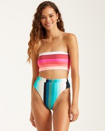 2 Sol Stripes Rise - Reversible Bikini Bottoms for Women  T3SB19BIS0 Billabong