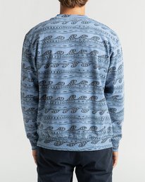 3 Wave Wash Halfrack - Sudadera para Hombre Azul U1FL08BIF0 Billabong