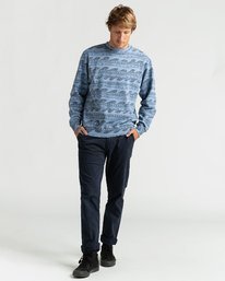 2 Wave Wash Halfrack - Sudadera para Hombre Azul U1FL08BIF0 Billabong