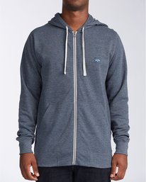 0 All Day Zip - Sweatshirt com capuz para Homem Azul U1FL20BIF0 Billabong