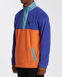 2 Adventure Division Collection Boundary Mock Lite - Mock Neck Fleece for Men Blue U1FL29BIF0 Billabong