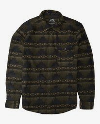0 Adventure Division Collection Furnace Flannel - Polar para Hombre Verde U1FL31BIF0 Billabong
