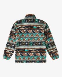 6 Adventure Division Collection Boundary Mock Neck - Mock Neck Fleece for Men Beige U1FL35BIF0 Billabong