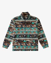 5 Adventure Division Collection Boundary Mock Neck - Mock Neck Fleece for Men Beige U1FL35BIF0 Billabong