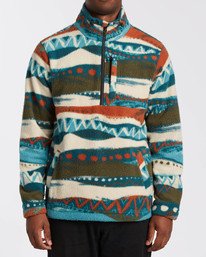 0 Adventure Division Collection Boundary Mock Neck - Mock Neck Fleece for Men Beige U1FL35BIF0 Billabong