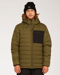 0 Adventure Division Collection Journey - Puffer Jacket for Men Brown U1JK30BIF0 Billabong