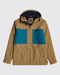 8 Adventure Division Collection Cliff Stretch 10K - 10K Waterproof Jacket for Men Orange U1JK34BIF0 Billabong