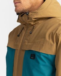 2 Adventure Division Collection Cliff Stretch 10K - 10K Waterproof Jacket for Men Orange U1JK34BIF0 Billabong