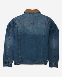 6 Barlow - Trucker- Jacke für Männer Blau U1JK46BIF0 Billabong