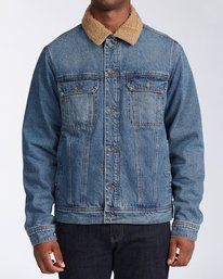 0 Barlow - Trucker- Jacke für Männer Blau U1JK46BIF0 Billabong