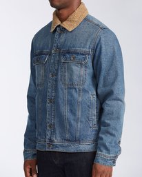 2 Barlow - Trucker- Jacke für Männer Blau U1JK46BIF0 Billabong