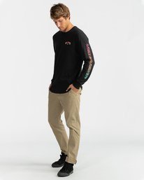3 Dbah - Long Sleeve T-Shirt for Men Black U1LS21BIF0 Billabong