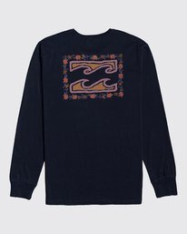 5 Crayon Wave - T-shirt manches longues pour Homme Bleu U1LS26BIF0 Billabong