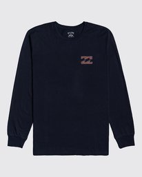 4 Crayon Wave - T-shirt manches longues pour Homme Bleu U1LS26BIF0 Billabong