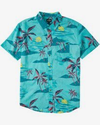 4 Sundays Floral - Camisa de manga curta para Homem Verde U1SH05BIF0 Billabong
