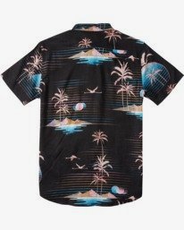 7 Sundays Floral - Short Sleeve Shirt for Men Black U1SH05BIF0 Billabong