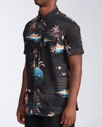 2 Sundays Floral - Short Sleeve Shirt for Men Black U1SH05BIF0 Billabong