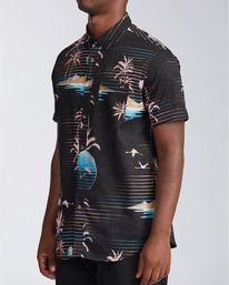 5 Sundays Floral - Short Sleeve Shirt for Men Black U1SH05BIF0 Billabong