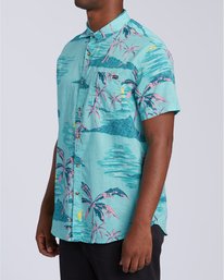2 Sundays Floral - Camisa de manga curta para Homem Verde U1SH05BIF0 Billabong