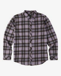 4 Coastline - Camisa de manga larga para Hombre Violeta U1SH12BIF0 Billabong