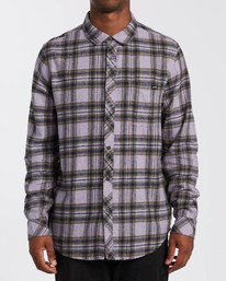 0 Coastline - Camisa de manga larga para Hombre Violeta U1SH12BIF0 Billabong
