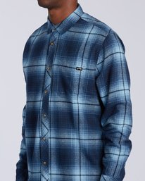 3 Coastline - Camisa de manga larga para Hombre Azul U1SH12BIF0 Billabong