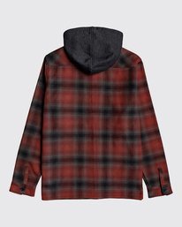 1 Adventure Division Collection Furnace Bonded - Camisa de manga larga para Hombre Rojo U1SH18BIF0 Billabong