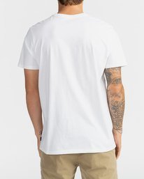 3 Montana - Camiseta para Hombre Blanco U1SS69BIF0 Billabong