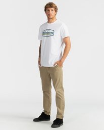 2 Montana - Camiseta para Hombre Blanco U1SS69BIF0 Billabong