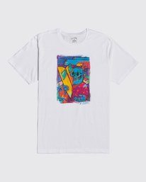 4 Cubes - Camiseta para Hombre Blanco U1SS72BIF0 Billabong