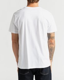 3 Cubes - Camiseta para Hombre Blanco U1SS72BIF0 Billabong