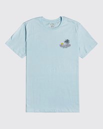 4 Palmas - T-Shirt for Men Blue U1SS78BIF0 Billabong