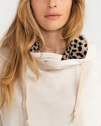 1 Louna - Felpa con cappuccio voor Donna White U3FL12BIF0 Billabong