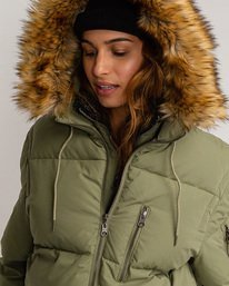 2 Adventure Division Collection Crush - Chaqueta impermeable 10K para Mujer Verde U3JK13BIF0 Billabong