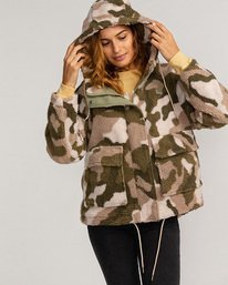 2 Adventure Division Collection Hiking Lover - Sherpa Jacket for Women  U3JK16BIF0 Billabong