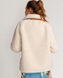 2 Great Escape - Veste en shearling pour Femme Blanc U3JK23BIF0 Billabong