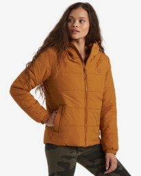 3 Adventure Division Collection Transport Puffer 2 - Puffer Jacket for Women Blue U3JK24BIF0 Billabong