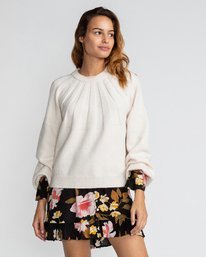 0 Wild Spaces - Jersey para Mujer Blanco U3JP17BIF0 Billabong
