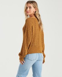 4 Sweet Sessions Feel The Breeze - Pullover f&uuml;r Frauen Gelb U3JP40BIMU Billabong