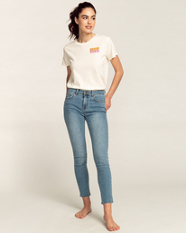 3 Shore Line - Vaqueros de talle alto para Mujer Verde U3PN07BIF0 Billabong