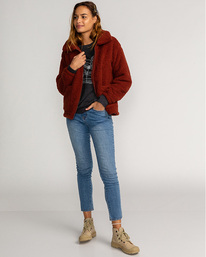 8 Shore Line - Jean taille haute pour Femme Vert U3PN07BIF0 Billabong