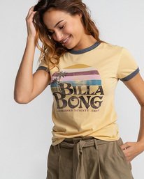 1 Sunriser - T-Shirt für Frauen Grau U3SS07BIF0 Billabong