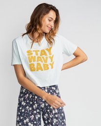 0 Stay Wavy - T-Shirt for Women  U3SS18BIF0 Billabong
