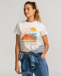 0 Paint The Sky - Camiseta para Mujer Blanco U3SS30BIF0 Billabong
