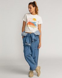 1 Paint The Sky - Camiseta para Mujer Blanco U3SS30BIF0 Billabong