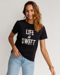 0 Life Is Sweet - Camiseta para Mujer  U3SS33BIF0 Billabong