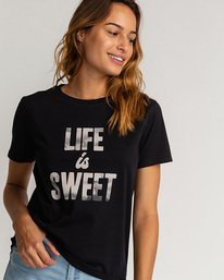 1 Life Is Sweet - Camiseta para Mujer  U3SS33BIF0 Billabong