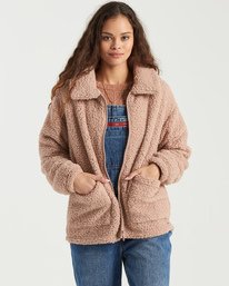 2 Scenic Route - Fleece f&uuml;r Frauen Beige U3WA15BIMU Billabong