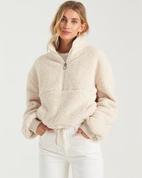 2 Time Off - Fleece f&uuml;r Frauen Weiss U3WA16BIMU Billabong