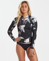 2 Surf Capsule Peeky - Neopren-Jacke 1 mm f&uuml;r Frauen Gr&uuml;n U42G35BIF0 Billabong
